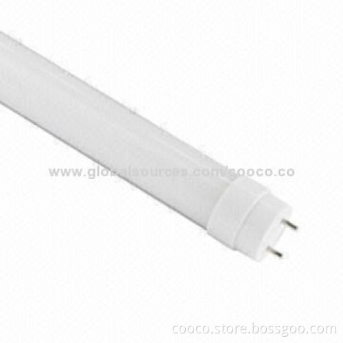 SMD T8 LED Tube with 18W Power, Excellent Heat-dissipation and 85 to 265V AC Working Voltage